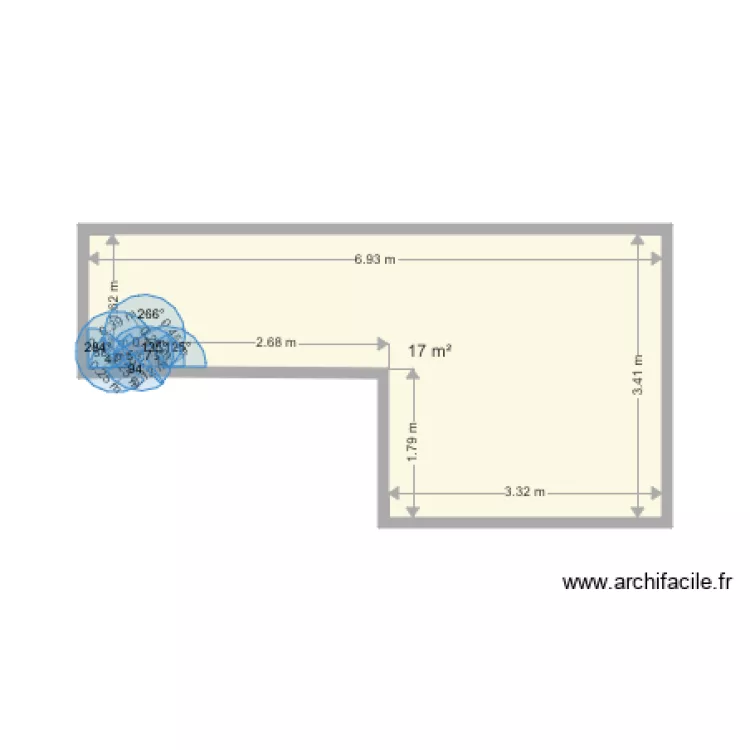 hilton petite terrasse . Plan de 