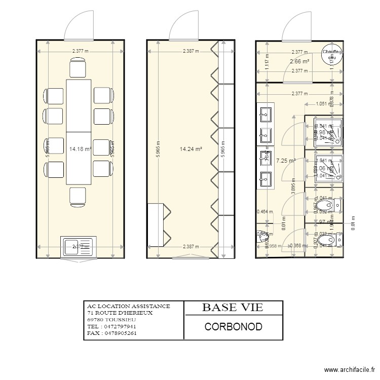 E MOSNIER CORBONOD. Plan de 0 pièce et 0 m2