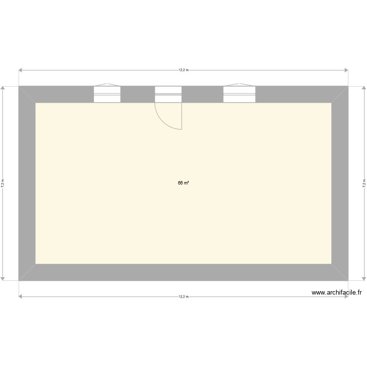 RDC. Plan de 0 pièce et 0 m2
