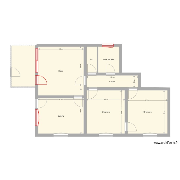 chabert jean roanne. Plan de 0 pièce et 0 m2