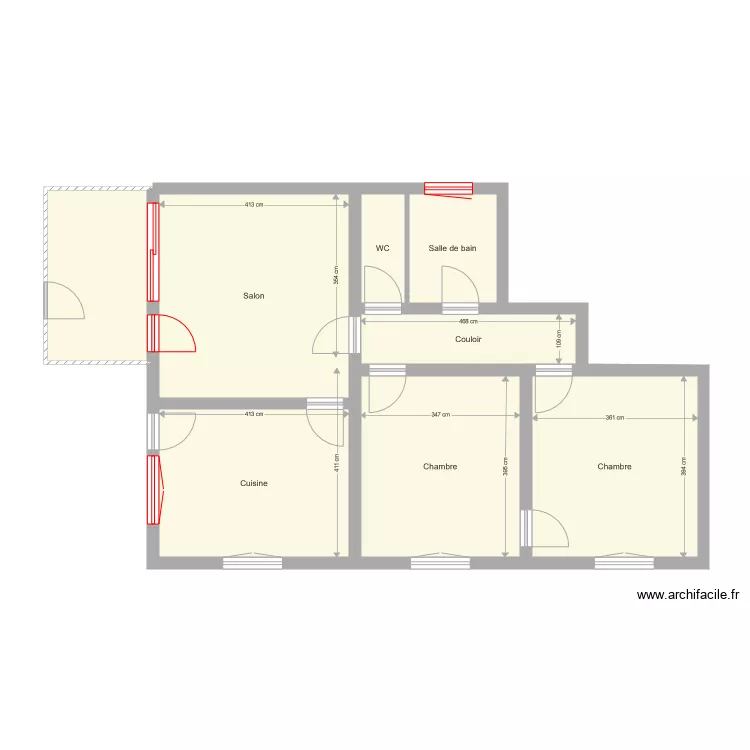 chabert jean roanne. Plan de 
