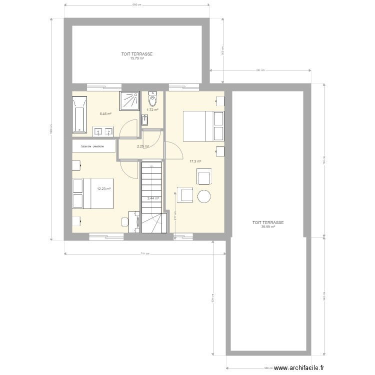 LAST CHANCE 5 ETAGE BIS. Plan de 0 pièce et 0 m2