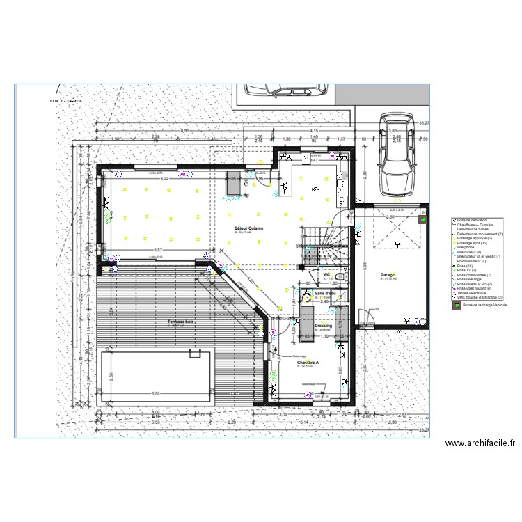 LOT2-T4-RDC. Plan de 0 pièce et 0 m2