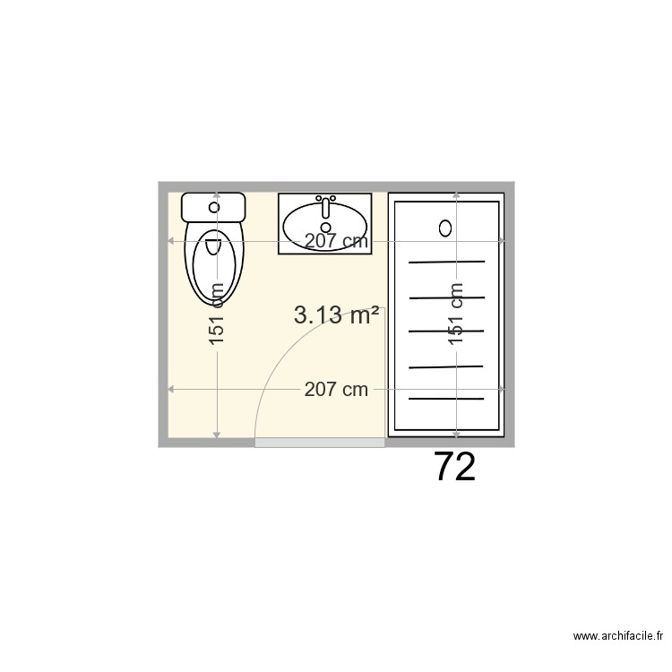 BOINET ODILE . Plan de 0 pièce et 0 m2