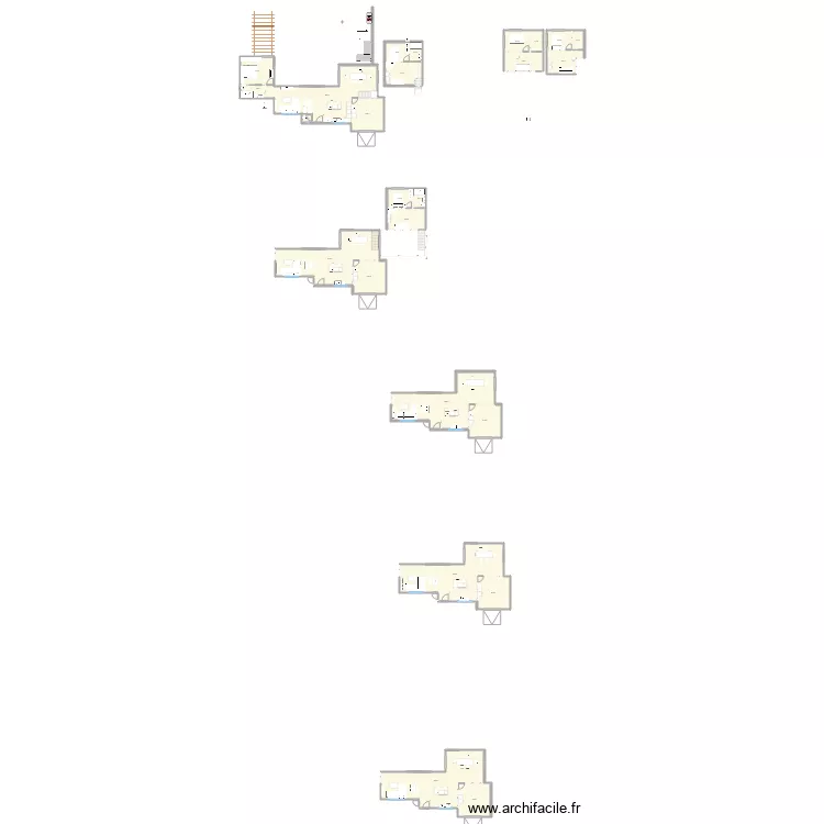 cube dernier. Plan de 