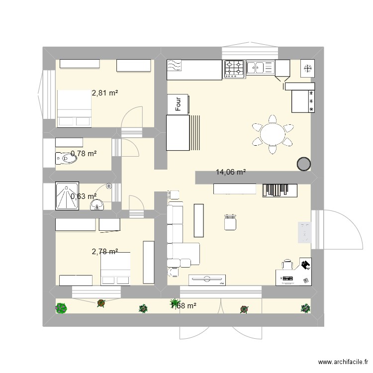 e13. Plan de 0 pièce et 0 m2