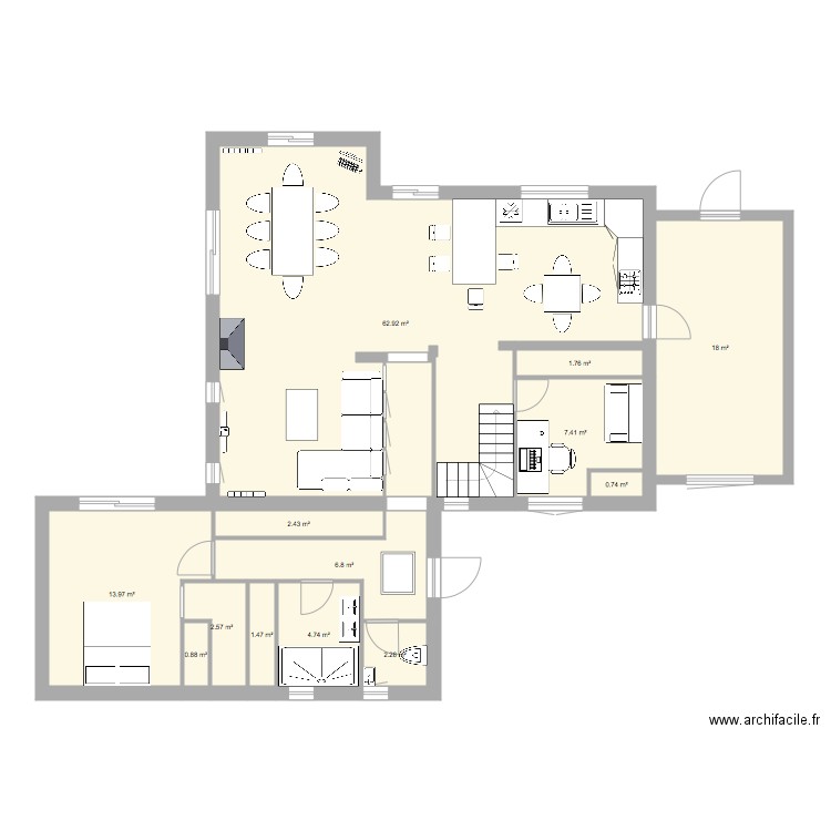 MORVAN. Plan de 0 pièce et 0 m2