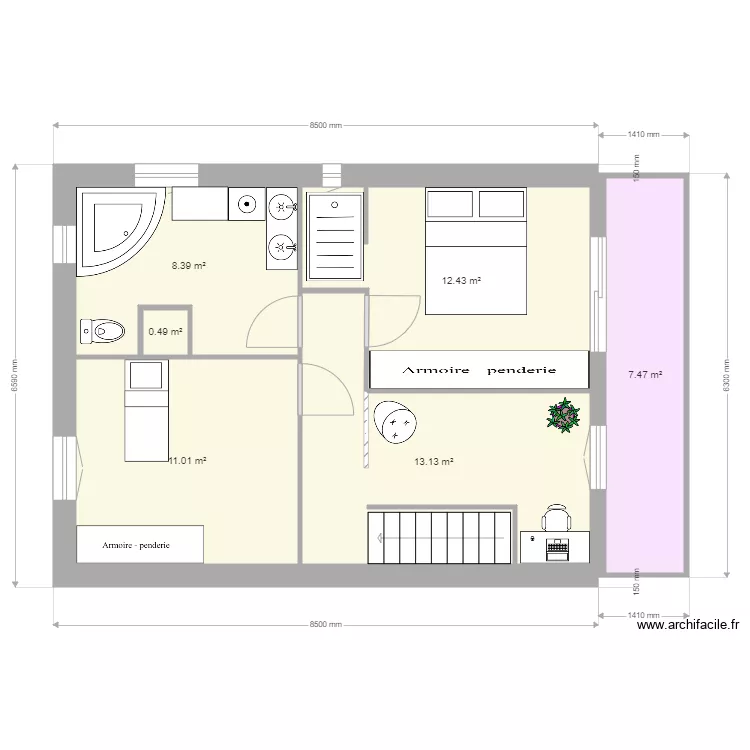 Etage. Plan de 