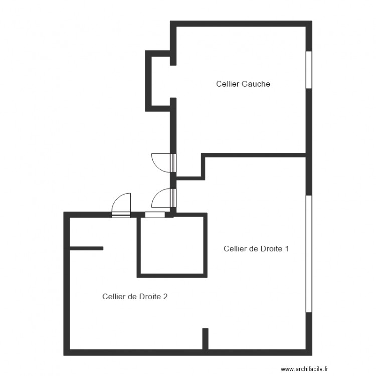 CELLIER. Plan de 0 pièce et 0 m2