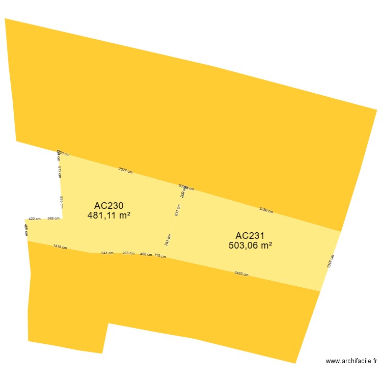 PEXIORA CADASTRE MESURE. Plan de 0 pièce et 0 m2