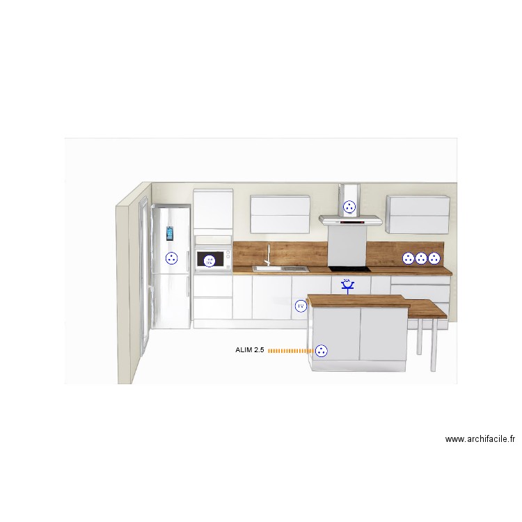 CUISINE LE NORMAND. Plan de 0 pièce et 0 m2