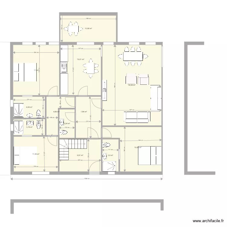 Gulsehir 2025 - iki kat. Plan de 
