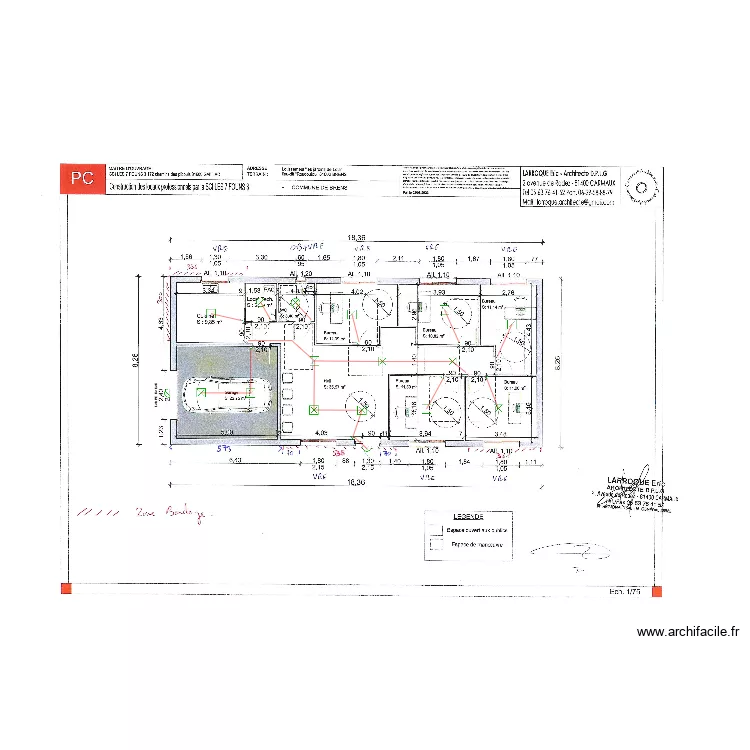 BUREAU NATILIA 81. Plan de 
