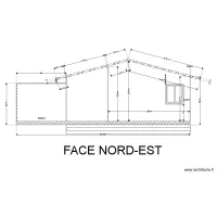 Fa&ccedil;ade Nord-est  maison