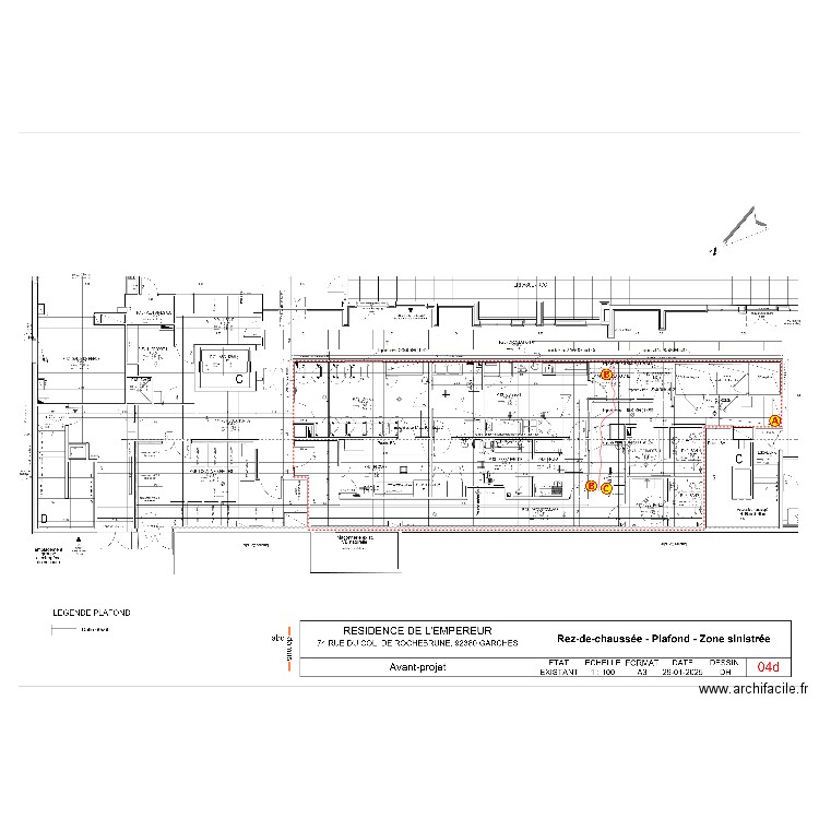 plan reperage installation sous tension. Plan de 0 pièce et 0 m2