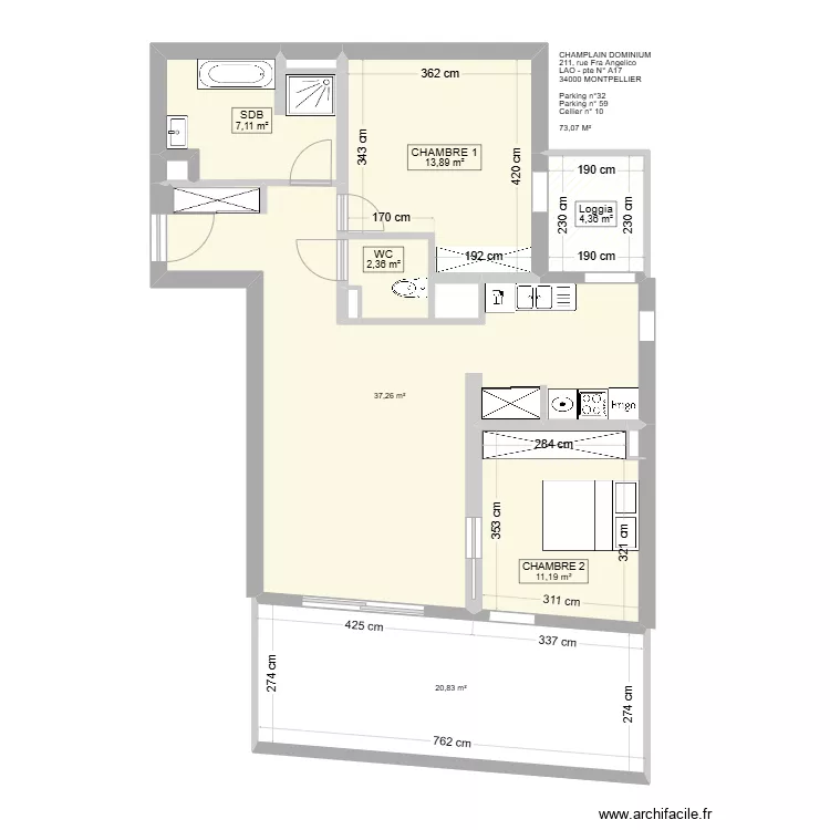 Christelle 2024. Plan de 