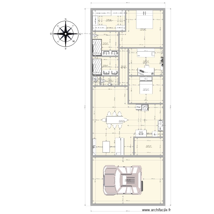 test. Plan de 0 pièce et 0 m2