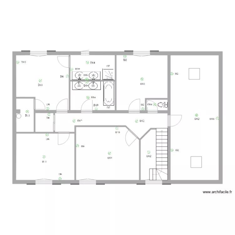 Barto étage. Plan de Barto étage. Plan de