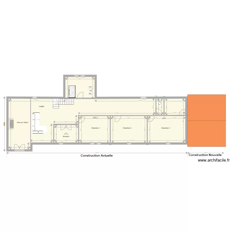 Plan des niveaux Étage Projet. Plan de Plan des niveaux Étage Projet. Plan de