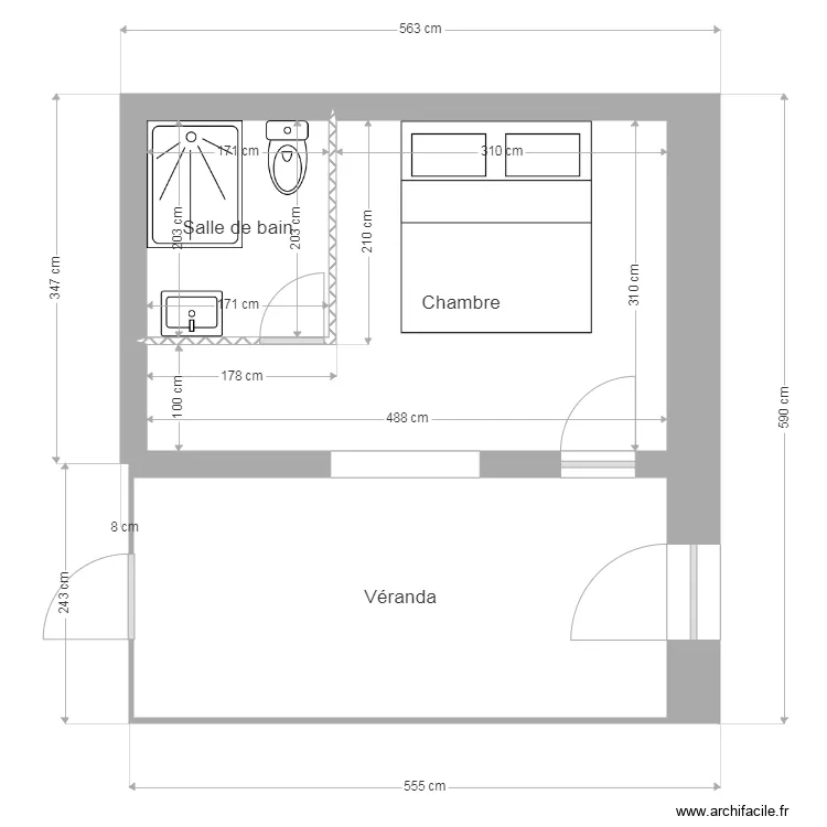 Extension ouest . Plan de Extension ouest . Plan de