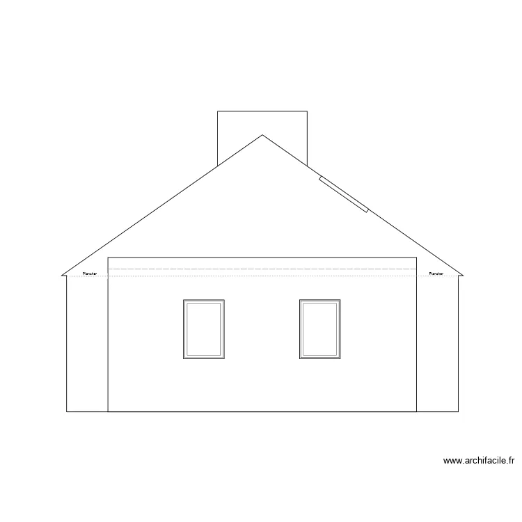 PIGNON EXTENSION COULEUR. Plan de 