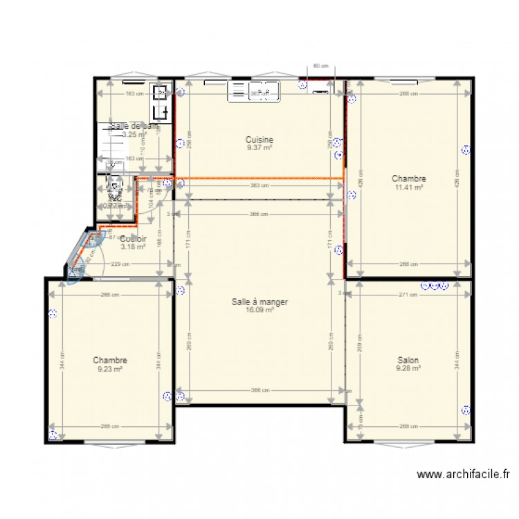 Appartement 2018. Plan de 0 pièce et 0 m2