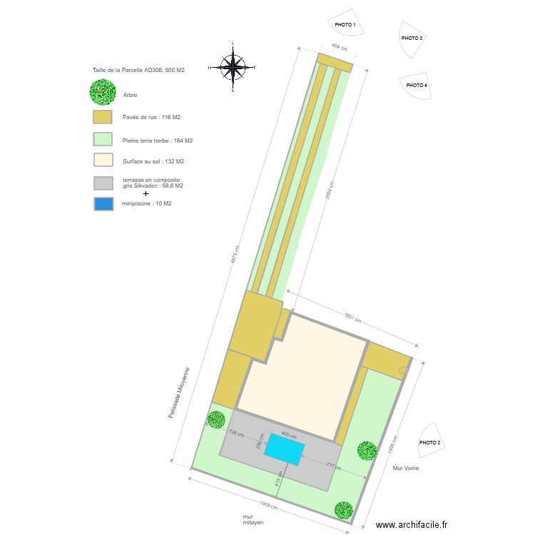 piscine. Plan de 0 pièce et 0 m2