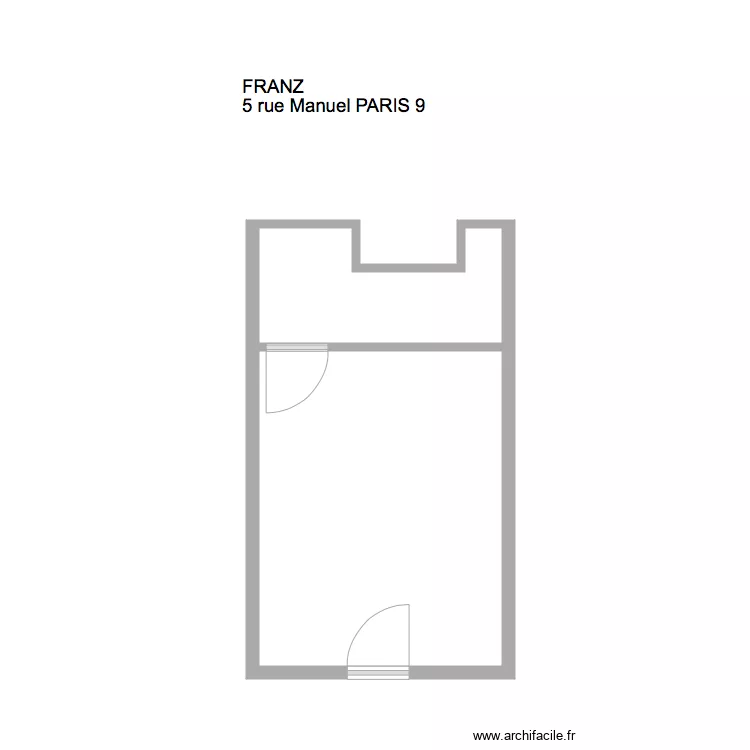 Franz  Bureau. Plan de 