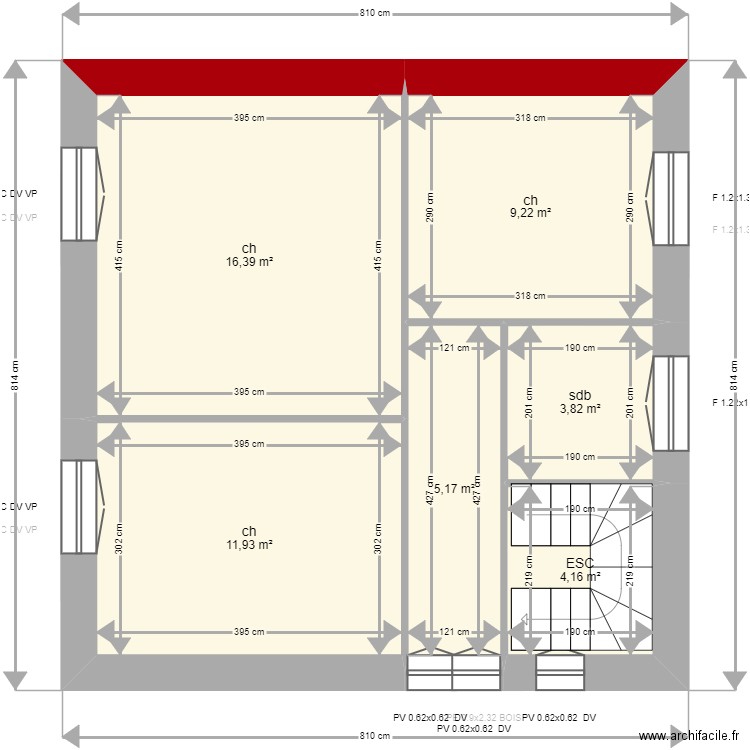 Arthés. Plan de 12 pièces et 154 m2