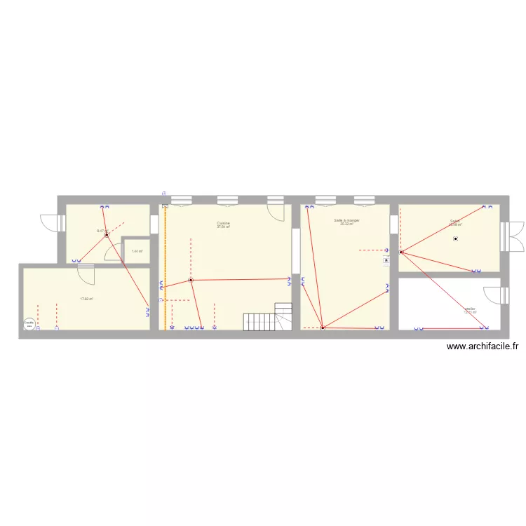 circuit puissance. Plan de 