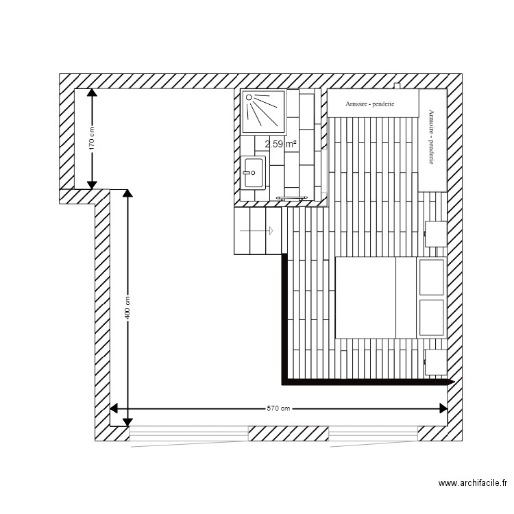 Plan Mezzanine 1. Plan de 0 pièce et 0 m2