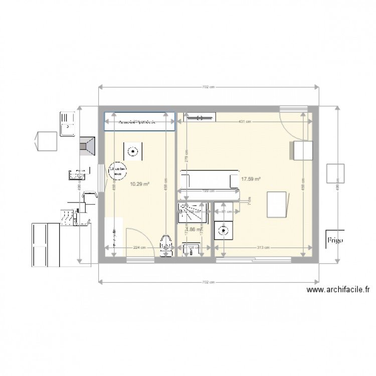 garage sans transformation 3. Plan de 0 pièce et 0 m2