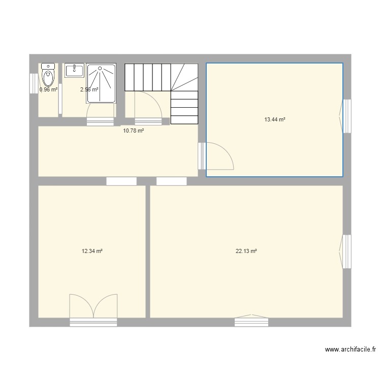 plan rdc montfvavet. Plan de 0 pièce et 0 m2