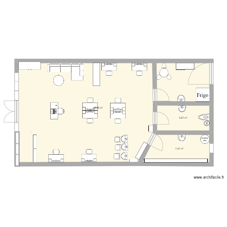 communication . Plan de 0 pièce et 0 m2