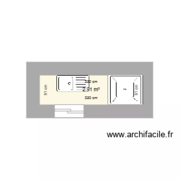 plan salle de bains SONTAG. Plan de 