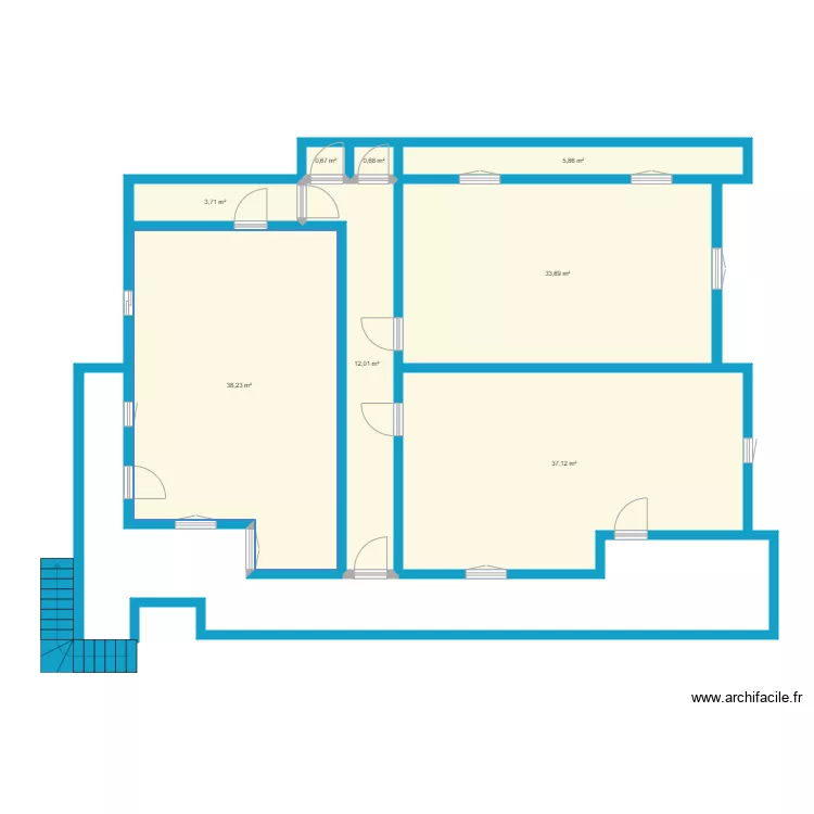 Plan le Major 3ème étage. Plan de Plan le Major 3ème étage. Plan de