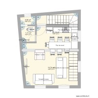 plan maison 1 ere etage