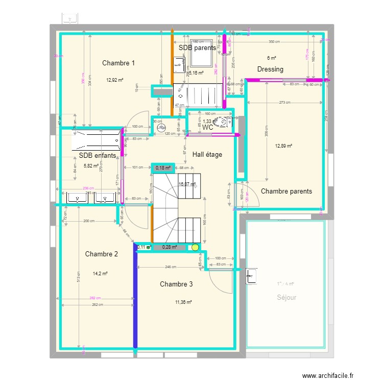 Ayes placo final - Plombier 3. Plan de 0 pièce et 0 m2