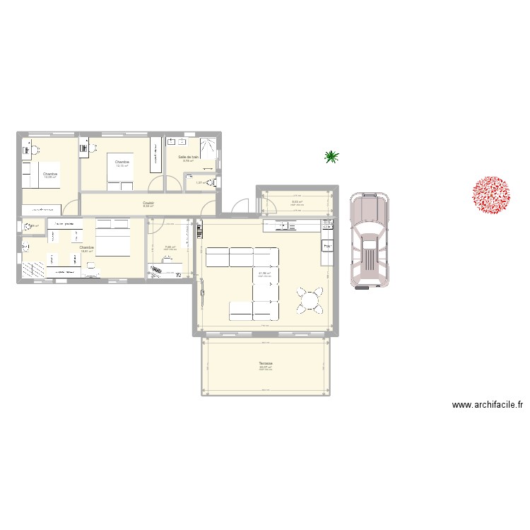 Maison V1. Plan de 0 pièce et 0 m2