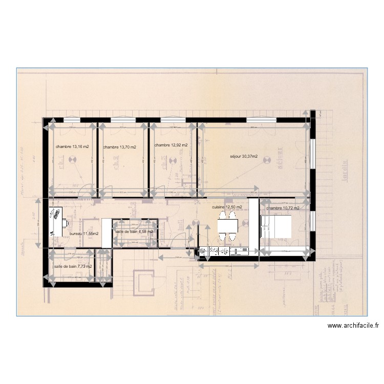 PARIS2. Plan de 0 pièce et 0 m2
