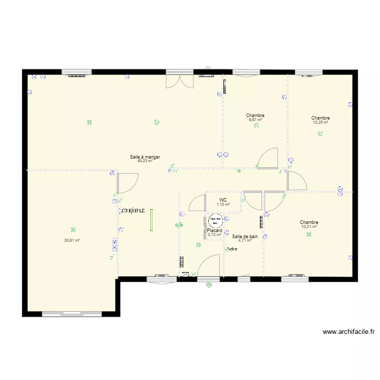 Breteuil &eacute;tat actuel. Plan de 