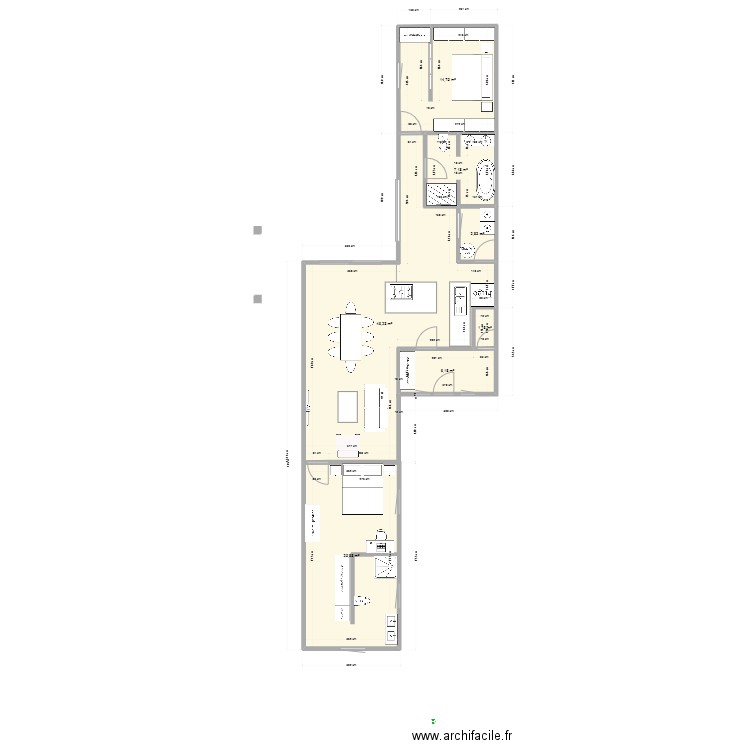 chambre parental. Plan de 0 pièce et 0 m2