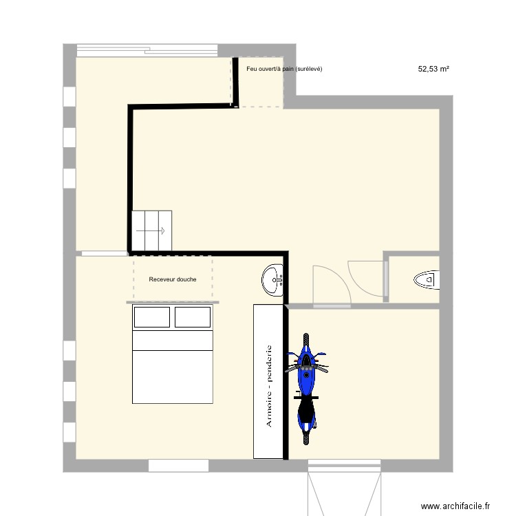 Garage test2. Plan de 0 pièce et 0 m2