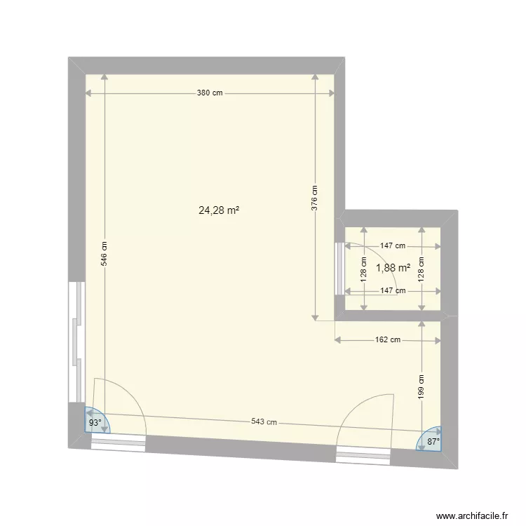 Plan chateau. Plan de 