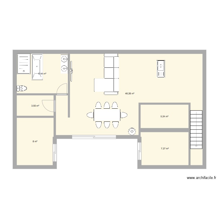 Projet maison Epoch71 1. Plan de 0 pièce et 0 m2