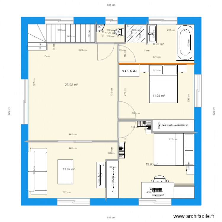 MaisonPaderneV2. Plan de 0 pièce et 0 m2