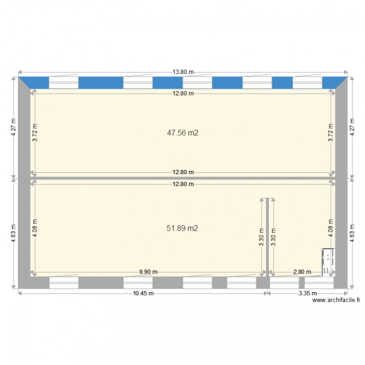 ETAGE MAISON PIERRE. Plan de 0 pièce et 0 m2