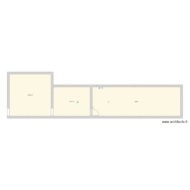 niveau 0. Plan de 0 pièce et 0 m2