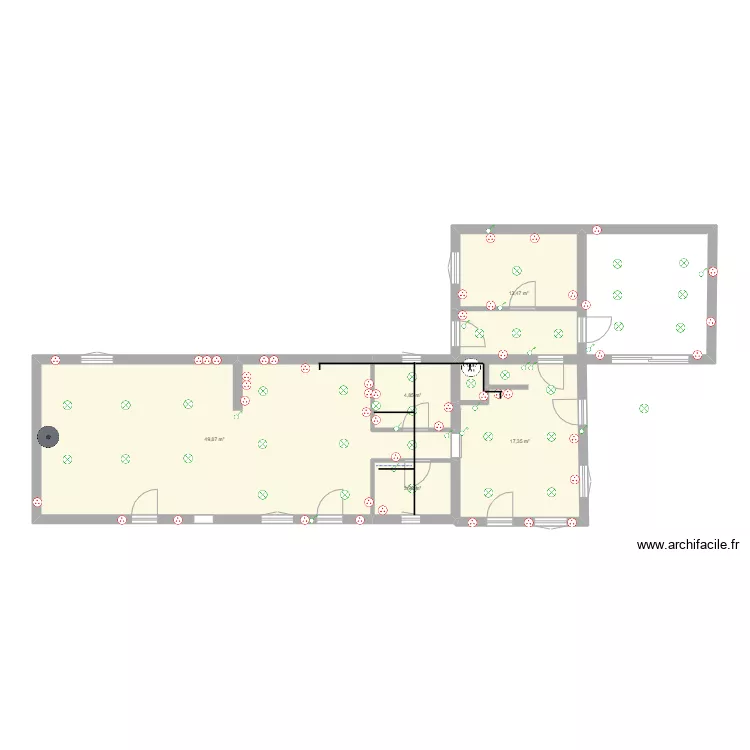 maison 1. Plan de 