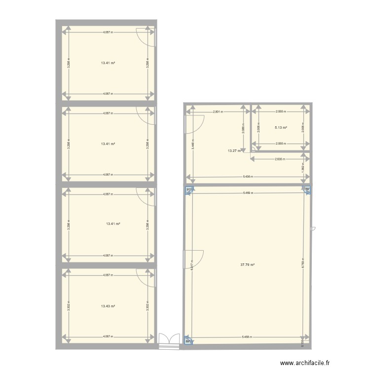 plano 1. Plan de 0 pièce et 0 m2